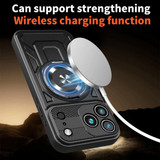 For iPhone 17 Pro MagSafe Compatible Case - Rotating Kickstand Protective Cover, Grey | iCoverLover Australia