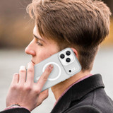 For iPhone 17 Pro Max MagSafe Compatible Case - Frosted Finish, Protective Cover, White | iCoverLover Australia