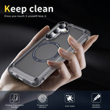 For Samsung Galaxy S24 Case - MagSafe compatible, Shock-Absorbent Protective Cover, Clear Black | iCoverLover Australia