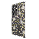 For Samsung Galaxy S24 Ultra Case-Mate Floral Gems Cover, Gold | iCoverLover Australia