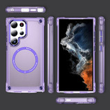 For Samsung Galaxy S24 Ultra Case - MagSafe compatible, Shock-Absorbent Protective Cover, Clear Purple | iCoverLover Australia