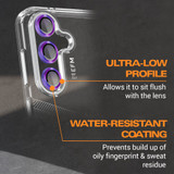 For Samsung Galaxy S24 Camera Lens EFM Armour, Rainbow Nirvana | iCoverLover Australia