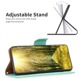 For Samsung Galaxy S24 Ultra Case - Lychee Folio Wallet PU Leather Cover, Kickstand, Green | iCoverLover Australia