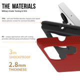 For Samsung Galaxy S23 Ultra Case Armour Protective Strong Cover Red | iCoverLover Australia