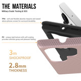 For Samsung Galaxy S23 Ultra Case Armour Protective Strong Cover Rose Gold | iCoverLover Australia