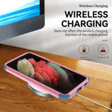 For Samsung Galaxy S23 Case, Protective TPU+PC Shockproof Cover, Pink+Blue | iCoverLover Australia