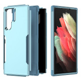For Samsung Galaxy S23 Ultra Case, Protective TPU+PC Shockproof Cover, Sky Blue+Blue | iCoverLover Australia