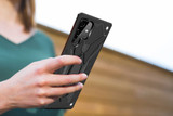 For Samsung Galaxy S23 Ultra Case Armour Shockproof Tough Cover Kickstand Black | iCoverLover Australia