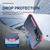 For Samsung Galaxy S23 Case, Protective TPU+PC Shockproof Cover, Blue+Pink | iCoverLover Australia