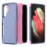 For Samsung Galaxy S23 Ultra Case, Protective TPU+PC Shockproof Cover, Blue+Pink | iCoverLover Australia