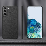 For Samsung Galaxy S23+ Plus Case Genuine Leather Slim Protective Cover Black | iCoverLover Australia