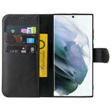 For Samsung Galaxy S22 Ultra Case iCoverLover Genuine Cow Leather Wallet Cover Black | iCoverLover Australia