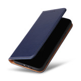 For Samsung Galaxy S22+ Plus Case Leather Flip Wallet Folio Cover Blue | iCoverLover Australia