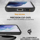 For Samsung Galaxy S22 Case, Tough Carbon Fibre Protective Cover, Black | iCoverLover Australia