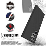 For Samsung Galaxy S22 Ultra Case Armour Protective Strong Cover Black | iCoverLover Australia