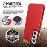 For Samsung Galaxy S22 Case Shockproof Protective Cover Red | iCoverLover Australia