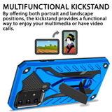 For Samsung Galaxy A52 5G/4G Case Armour Shockproof Tough Cover with Kickstand Blue | iCoverLover Australia