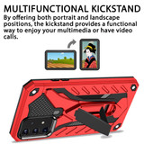 For Samsung Galaxy A72 5G/4G Case Armour Shockproof Tough Cover with Kickstand Red | iCoverLover Australia