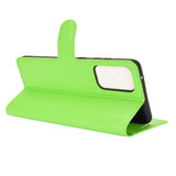 For Samsung Galaxy A72 5G/4G Lychee Folio Protective Case, Kickstand, Wallet, Green | iCoverLover Australia