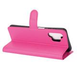 For Samsung Galaxy A32 5G Lychee Folio Protective Case, Kickstand, Wallet, Rose Red | iCoverLover Australia