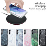 For Samsung Galaxy S21+ Plus Case, TPU Glossy Marble Pattern Protective Cover, Light Pink | iCoverLover Australia