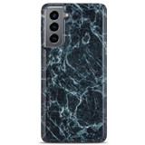 For Samsung Galaxy S21+ Plus Case, TPU Glossy Marble Pattern Protective Cover, Dark Grey | iCoverLover Australia