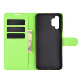 For Samsung Galaxy A32 5G Lychee Folio Protective Case, Kickstand, Wallet, Green | iCoverLover Australia