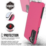 For Samsung Galaxy S21 Case Armour Protective Strong Cover Pink | iCoverLover Australia