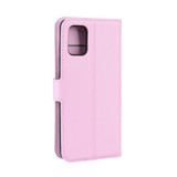 For Samsung Galaxy A71 4G Lychee Folio Protective Case, Kickstand, Wallet, Pink | iCoverLover Australia