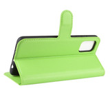 For Samsung Galaxy A71 5G Lychee Folio Protective Case, Kickstand, Wallet, Green | iCoverLover Australia