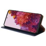 For Samsung Galaxy S21 Ultra Case Leather Flip Wallet Folio Cover Blue | iCoverLover Australia