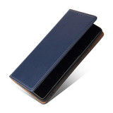 For Samsung Galaxy S21 Ultra Case Leather Flip Wallet Folio Cover Blue | iCoverLover Australia