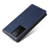 For Samsung Galaxy S21 Ultra Case Leather Flip Wallet Folio Cover Blue | iCoverLover Australia