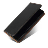 For Samsung Galaxy S21 Case Leather Flip Wallet Folio Cover Black | iCoverLover Australia
