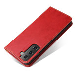 For Samsung Galaxy S21 Case Leather Flip Wallet Folio Cover Red | iCoverLover Australia