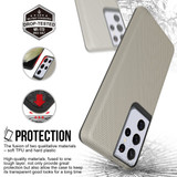 For Samsung Galaxy S21 Ultra Case Armour Protective Strong Cover Gold | iCoverLover Australia