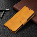 For Samsung Galaxy S21 Ultra Case Lambskin Texture Folio PU Leather Cover, Wallet, Kickstand & Lanyard, Light Brown | iCoverLover Australia
