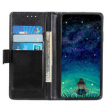 For Samsung Galaxy S21 Case Wild Horse Texture Folio PU Leather Cover, Wallet & Kickstand, Black | iCoverLover Australia