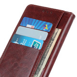 For Samsung Galaxy S21 Case Wild Horse Texture Folio PU Leather Cover, Wallet & Kickstand, Brown | iCoverLover Australia