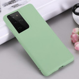 For Samsung Galaxy S21 Ultra Case, Solid Color Liquid Silicone Shockproof Full Coverage Cover, Green | iCoverLover Australia
