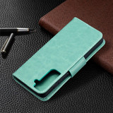 For Samsung Galaxy S21 Case Butterflies Emboss Folio PU Leather Cover, Wallet, Kickstand & Lanyard, Green | iCoverLover Australia