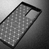 For Samsung Galaxy S21 Ultra Case Carbon Fiber Texture Protective TPU Cover, Brown | iCoverLover Australia