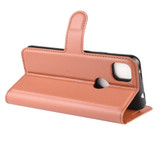 For Google Pixel 4a Case, PU Leather Folio Protective Wallet Cover, Stand, Brown | iCoverLover Australia