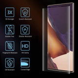 For Samsung Galaxy Note 20 Ultra Black Screen Protector Full 3D Edge to Edge Tempered Glass | iCoverLover Australia
