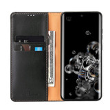 For Samsung Galaxy S20 Ultra Case Leather Flip Wallet Folio Cover Black | iCoverLover Australia