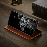 For Samsung Galaxy S20 Ultra Case Leather Flip Wallet Folio Cover Brown | iCoverLover Australia