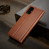 For Samsung Galaxy S20 Case Leather Flip Wallet Folio Cover Brown | iCoverLover Australia