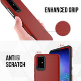 For Samsung Galaxy S20 Case Armour Protective Strong Cover Red | iCoverLover Australia