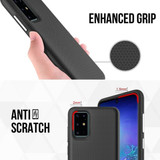 For Samsung Galaxy S20 Case Armour Protective Strong Cover Black | iCoverLover Australia