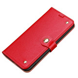 For Samsung Galaxy S20 Ultra Case Genuine Leather Luxury Wallet Case Red | iCoverLover Australia